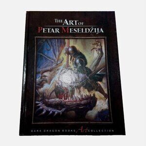 Art of Petar Meseldzija Hardcover Fantasy Book 2013 Dark Dragon EUC Rare